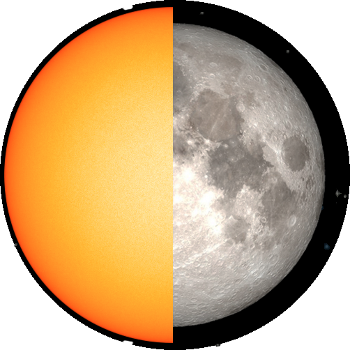 Sun & Moon: Current Sizes in Our Sky - SkyMarvels.com